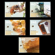 New Zealand 2013 - Insectes, Abeilles - 5val Neuf // Mnh - Ungebraucht