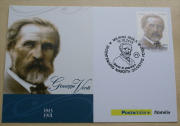 ITALY 2013 - OFFICIAL MAXICARD "GIUSEPPE VERDI" 10 OTTOBRE 2013, - 2011-20: Neufs