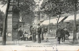 75. Paris. Sur Le Boulevard Saint Martin - Arrondissement: 13