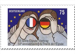 2013 BRD / Germany - 50 Years Of Elesiee Treety Joint Issue With France - 1 V Paper - MNH ** - Joint Issues