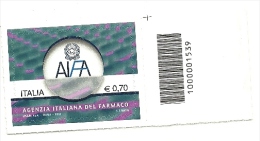 2013 - Italia 3458 AIFA - Codice A Barre ---- - 2011-20: Nieuw/plakker