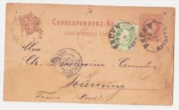 Entier Postal Ancien 1879 (2Kr+ Timbre à 3Kr) "Brunn" Tchécoslovaquie - Postales