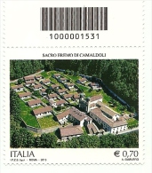 2013 - Italia 3464 Camaldoli - Codice A Barre ---- - 2011-20: Mint/hinged