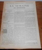 La Semaine Des Constructeurs. N°26. 22 Décembre 1888 . Prison De Brescia En Italie. Escalier Du Palais Minelli à Venise. - Magazines - Before 1900