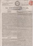 LE COURRIER FRANCAIS 3 05 1824 - LONDRES SANTE DU ROI / RIO DE JANEIRO - NEW YORK  / HAÏTI - THEATRE FRANCAIS  / ODEON / - 1800 - 1849