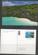 NEW CALEDONIA ,2013,  MNH, PRESTAMPED POSTCARD,LANDSCAPE, BEACH,TREES, HILLS, NICE! - Islands