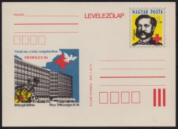 Henry Dunant - Red Cross - STATIONERY POSTCARD - 1984 Hungary - MNH - Henry Dunant