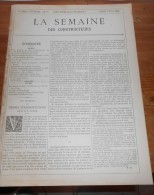 La Semaine Des Constructeurs. N°37.  9 Mars1889 . Hôtel M...Avenue De Villiers à Paris. - Tijdschriften - Voor 1900