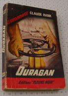 Claude Rank, Ouragan, Fleuve Noir, Couverture Noire Bande Rouge "Espionnage" 1964 - Fleuve Noir