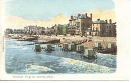 SUSSEX -  BOGNOR - PARADE LOOKING WEST  - BATHING MACHINES Sus419 - Bognor Regis