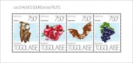 Togo. 2013 Bats And Fruits. (601a) - Bats