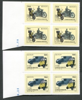 ITALIA  2013 - EUROPA CEPT - VEICOLI POSTALI - QUARTINE SERIE COMPLETA MNH** - 04 - 2011-20: Neufs