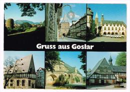 G2697 Gruss Aus Goslar - Brusttuch - Kaiserplatz - Frankenberg - Marktplatz / Non Viaggiata - Goslar