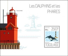 Togo. 2013 Dolphins And Lighthouses. (607b) - Dolphins