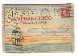 U.S.A. /  SAN  FRANCISCO  /  PARK + BEACH & MARINE  /  SOUVENIR-FOLDER  ( 18 PAGES = 22 VUES ) - San Francisco