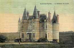 Loire Atlantique -ref A842- Guemene Penfao - Le Chateau De Juzet - Carte Toilée   -carte Bon Etat - - Guémené-Penfao