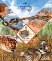 Solomon Islands. 2013 Snakes. (424b) - Snakes