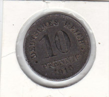 10 PFENNIG Fer 1916 A - 10 Pfennig