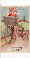 Carte Postale Système De LIER (Belgique)  Fillette En Vélo-bicyclette  Soulevez Le Panier Multi-vues .....2 SCANS - Lier