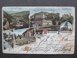 AK WALDEGG PEISCHING B. Winer Neustadt Litho 1897  //  D*9014 - Wiener Neustadt