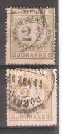 Portugal, 1876 , JORNAES, Journaux: 2 Timbres Yvert N° 50 & 50 A, Obl,B/TB - Other & Unclassified