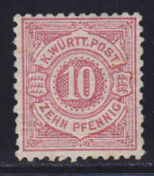Württemberg MiNr. 46a ** - Postfris