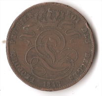 BELGIQUE  5 CENTS  1848 - 5 Cent