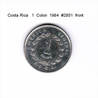 COSTA RICA    1  COLON  1984  (KM # 210.1) - Costa Rica