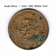 SOUTH AFRICA    1  CENT  1962  (KM # 57) - Südafrika