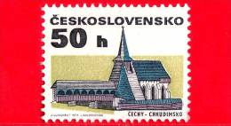 CECOSLOVACCHIA - 1971 - Architettura Folcloristica - Čechy - Chrudimsko - 50 - Unused Stamps