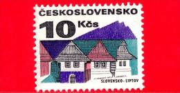CECOSLOVACCHIA - 1972 - Architettura Folcloristica - Slovensko - Liptov - 10 - Unused Stamps