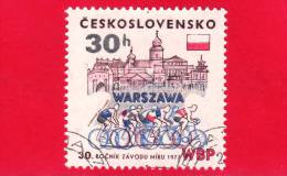 CECOSLOVACCHIA - 1977 - 30 Esposizione Della Bicicletta - Pace - Gara Varsavia-Praga-Berlino - 30 - Unused Stamps