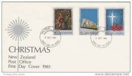 New Zealand 1983 Christmas FDC - FDC