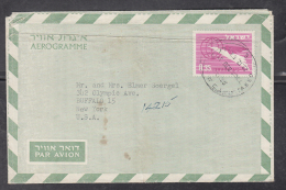 Israel  1963  Aerogram To India # 81016 - Briefe U. Dokumente