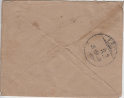 India  21 NOV 1945 Envelope  With INDIAN FPO NO  R-7 AT Cyprus C/o MEF Forces Karachi # 81025 - Cyprus (...-1960)
