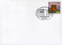 GERMANIA DEUTSCHLAND 100 JAHRE BAD FRANKENHASEN 1998 STATIONERY COVER GANZSACHE - Enveloppes - Oblitérées