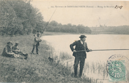 SAINT SAUVEUR - Etang De Moutiers , Pécheurs - Saint Sauveur En Puisaye