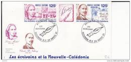 FDC Nouvelle Calédonie écrivains 20 03 1991. - FDC