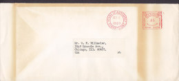 Canada Meter Stamp HOUSE OF ASSEMBLY Toronto Ontario 1963 Cover Lettre To CHICAGO USA (2 Scans) - Storia Postale