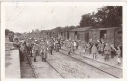 Hammerstein Krieg Gefangenen Lager Czarne Ankunft Russia 10.4.1916 Feldpost Formationsstempel Bahnhof Bahnsteig Waggon - Westpreussen