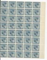 Ruanda-Urundi : 71 **  Bloc De 40 - Unused Stamps