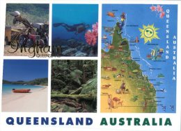 (357) Australia - QLD - Ingham & Map - Sunshine Coast