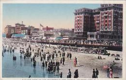 New Jersey Atlantic City A Close View Of The Boardwalk And Hotels - Atlantic City