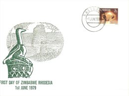 (997) Registered Letter - First Day Of Zimbabwe Rhodesia 1st June 1979 - - Rhodésie (1964-1980)