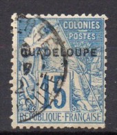 Guadeloupe - 1891 - N° Yvert : 19 - Used Stamps