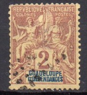 Guadeloupe - 1892 - N° Yvert : 28 - Gebraucht