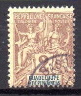 Guadeloupe - 1892 - N° Yvert : 28 - Gebraucht