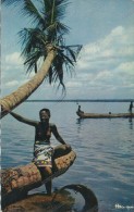 AFRICA, Naked Girl, Old Postcard - Non Classés