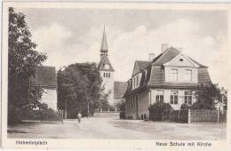 Hohenleipisch Neue Schule Mit Kirche Belebt 3.8.1932 Gelaufen - Elsterwerda