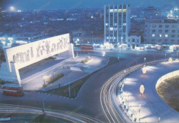 BAGHDAD IRAQ LINERATION SQUARE AT NIGHT ,old Postcard - Irak